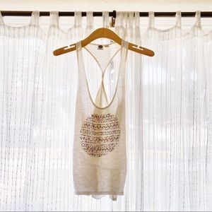 VINTAGE HAND-BEADED ROXY TANK